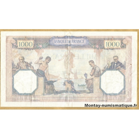 1000 Francs Cérès et Mercure 1-12-1932 B.2257
