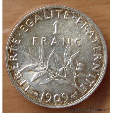 1 Franc Semeuse 1909