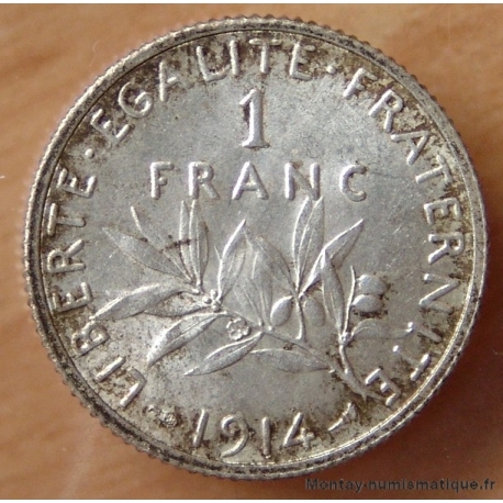1 Franc Semeuse 1914