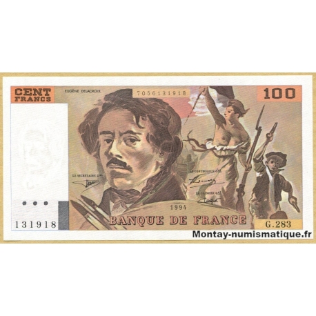 100 Francs Delacroix 1994 G.283