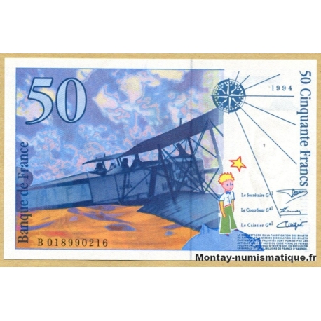 50 Francs Saint-Exupéry 1994 B 018990216