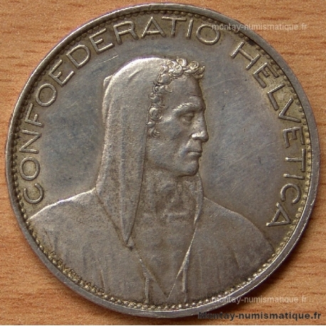 Suisse 5 Francs Berger 1925 Berne