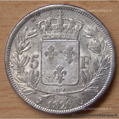 5 Francs Charles X 1826 Q