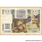 500 Francs Chateaubriand 2-1-1953 U.131