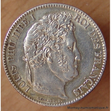 1 Franc Louis Philippe I 1845 B Rouen