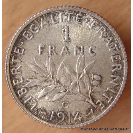 1 Franc Semeuse 1914 C Castelsarrasin