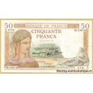 50 Francs Cérès 21-9-1939 W.10974  