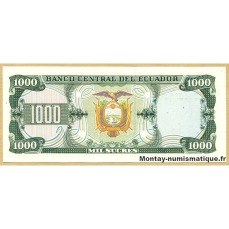 Equateur - 1000 Sucres 29 septembre 1986 