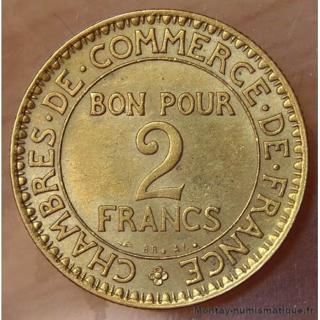 2 Francs Chambre de Commerce 1921 ( 2 ouvert)