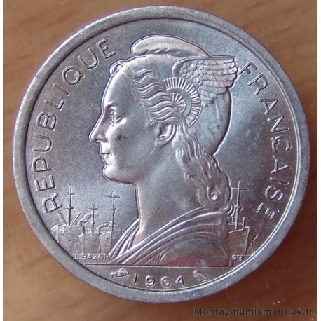 Comores 2 Francs 1964