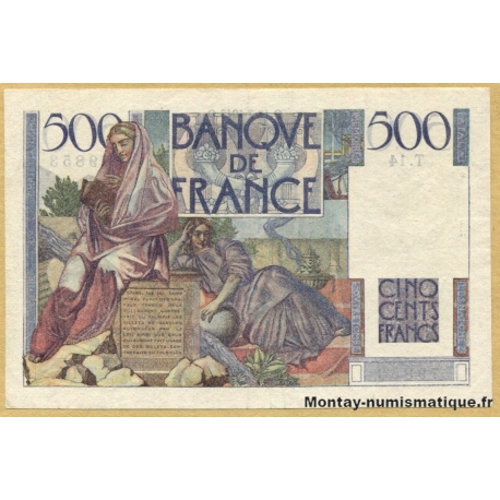 500 Francs Chateaubriand 19-7-1945 T.14