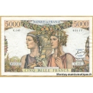 5000 Francs Terre et Mer 3-12-1953 C.145