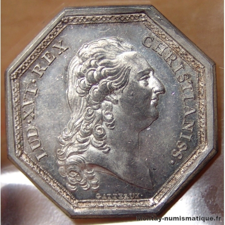 Jeton Louis XVI Bordeaux Récompense de la ville de Bordeaux ND (1782-1784)