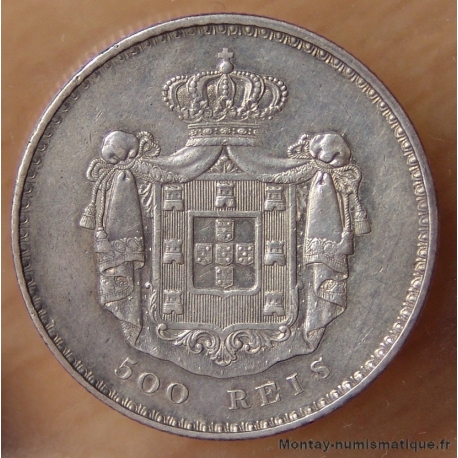 Portugal -500 Reis Marie II 1846