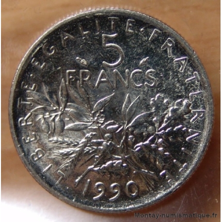 5 Francs Semeuse 1990
