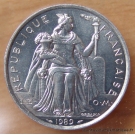 Nouvelle-Calédonie 5 Francs 1989 - I.E.O.M 