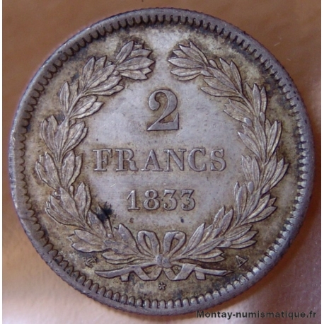 2 francs Louis Philippe I 1833 A Paris  