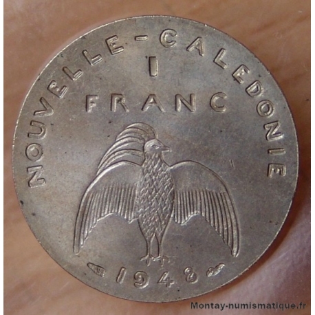 Nouvelle-Calédonie 1 Franc 1948 ESSAI  - Union Française