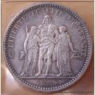 5 Francs Hercule 1872  A ( petites étoiles).
