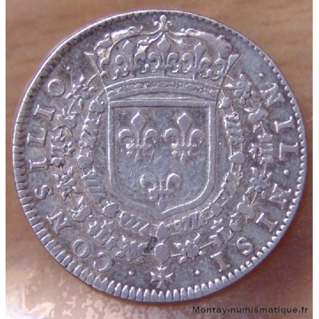 Jeton Louis XIV Conseil du Roi 1656 (variante de coin)