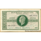 1000 Francs Marianne 1945 Série 02 D