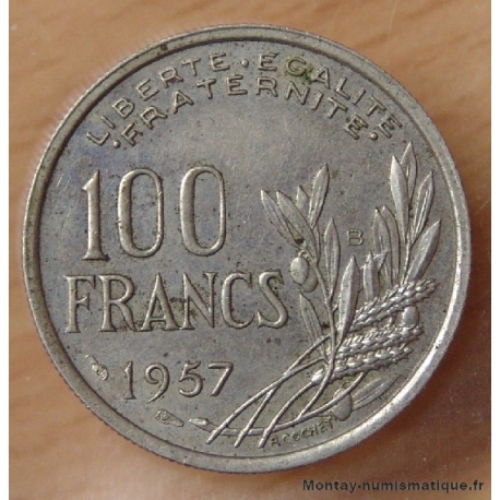 100 Francs Cochet 1957 B Beaumont-Le-Roger