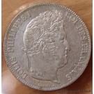5 Francs Louis Philippe I 1835 B Rouen , tête laurée  