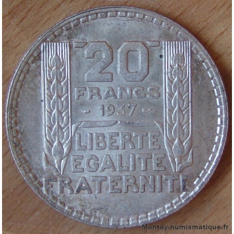 20 Francs Turin 1937