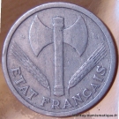 2 Francs Bazor 1943 B Beaumont-Le-Roger