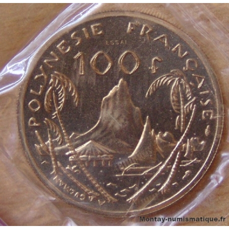 Polynésie-Française 100 Francs IEOM 1976 essai