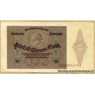 Allemagne - 5 Millionen Mark 01 juin 1923 série A