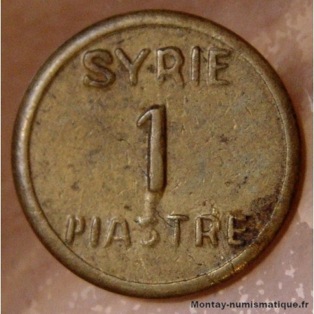 Syrie 1 piastre ND (1942-45) Frappe local.