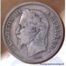 2 Francs Napoléon III 1869 BB Strasbourg