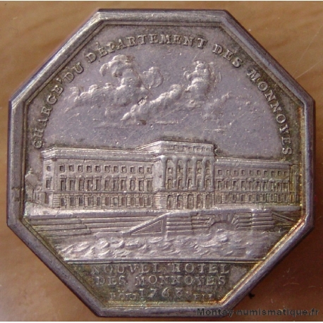 Jeton Cour des Monnaie de Paris 1768 / 1750