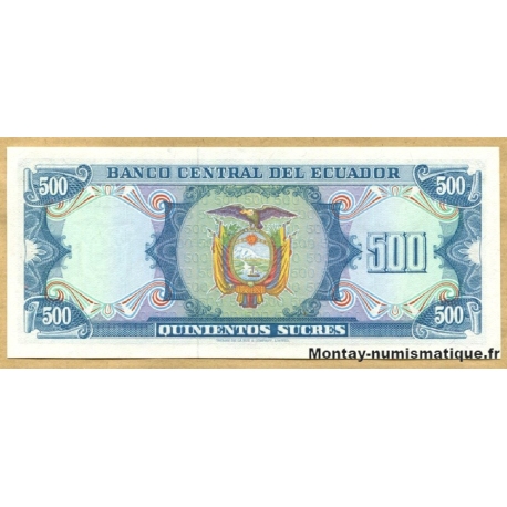 Equateur - 500 Sucres 20 juin 1982 