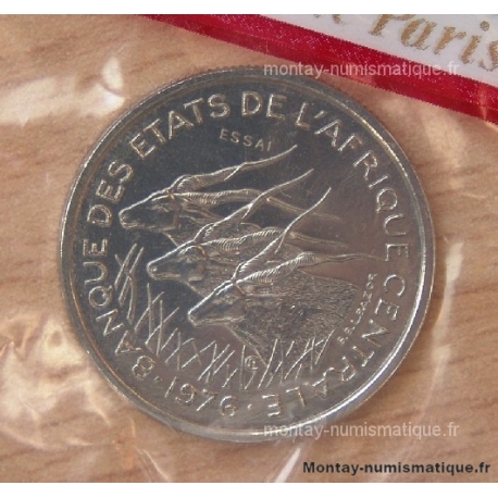 Afrique Centrale Centrafrique 50 francs 1976 B Essai