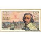 10 NF sur 1000 Francs Richelieu 7-3-1957 Y.328