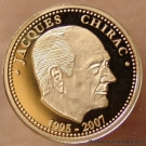 Médaille OR  Jacques CHIRAC - Président de la République 1995-2007