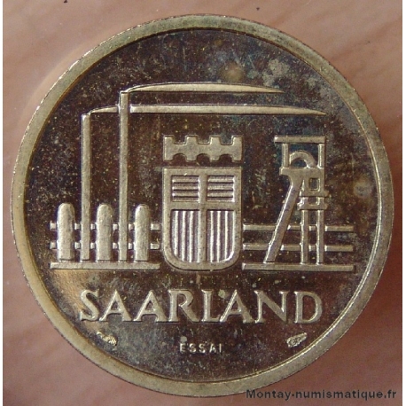 Sarre 50 Franken 1954 Essai