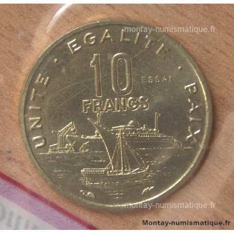 Djibouti 10 Francs 1977 Essai