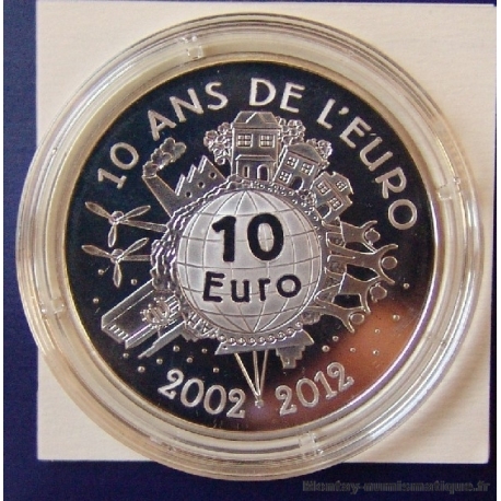 10 euro LA SEMEUSE 2012 BE - Belle Epreuve