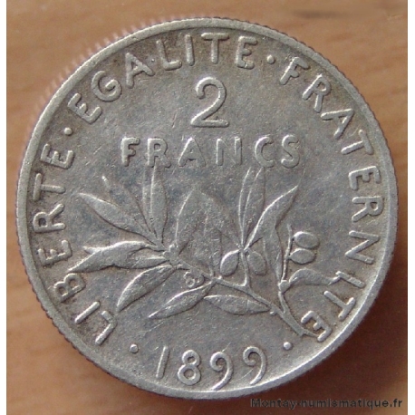 2 Francs Semeuse 1899