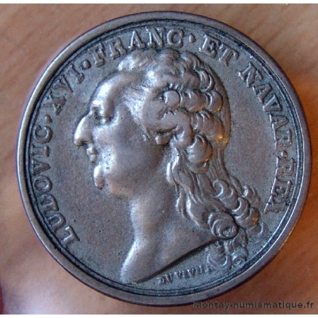 Louis XVI Médaille Académie Royale de peinture et de sculpture.