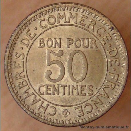 PIÉFORT 50 Centimes Chambre de Commerce 1920 Essai