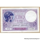 5 Francs Violet 2-4-1918 Z.1429