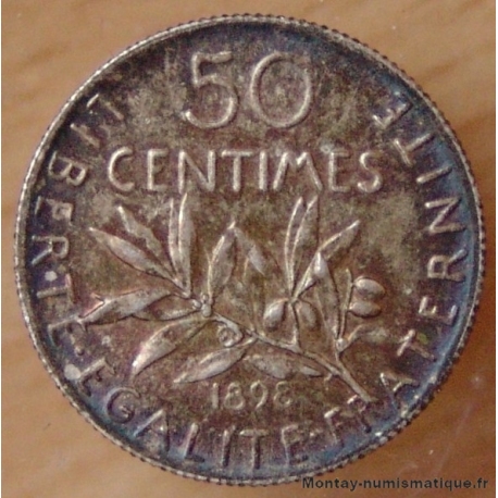 50 Centimes Semeuse 1898
