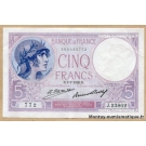 5 Francs Violet 1-7-1926 J.23802