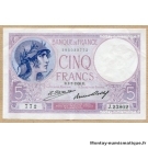 5 Francs Violet 1-7-1926 J.23802