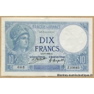 10 Francs Minerve 4-7-1925 Z.19665