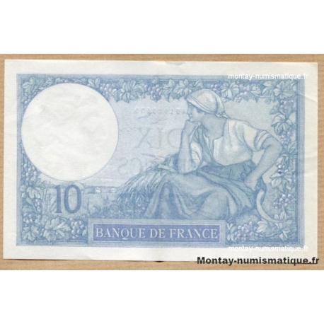 10 Francs Minerve 4-7-1925 Z.19665